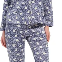 Pastunette dames Pyjama Satijn - Blue Flower