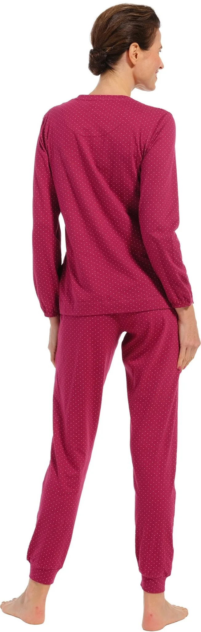 Pastunette dames pyjama - Organic Red