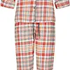 Rebelle dames pyjama Flanel - Orange