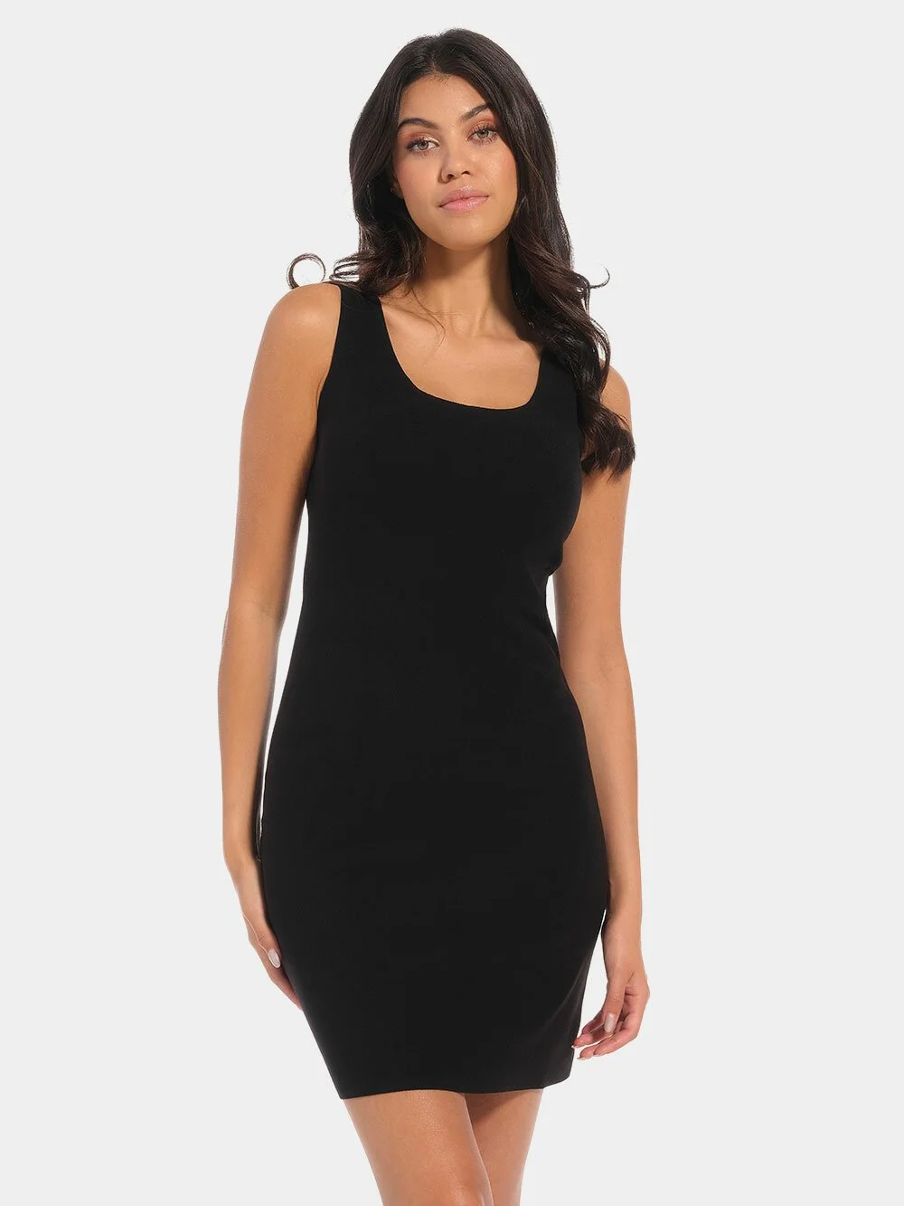 Magic dames thermo onderjurk - Stay Warm dress - Warme naadloze onderjurk - Diepe hals - Thermo ondergoed