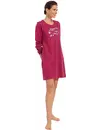 Pastunette dames nachthemd Lange mouw - ''Magic every new day'' - 100% katoen