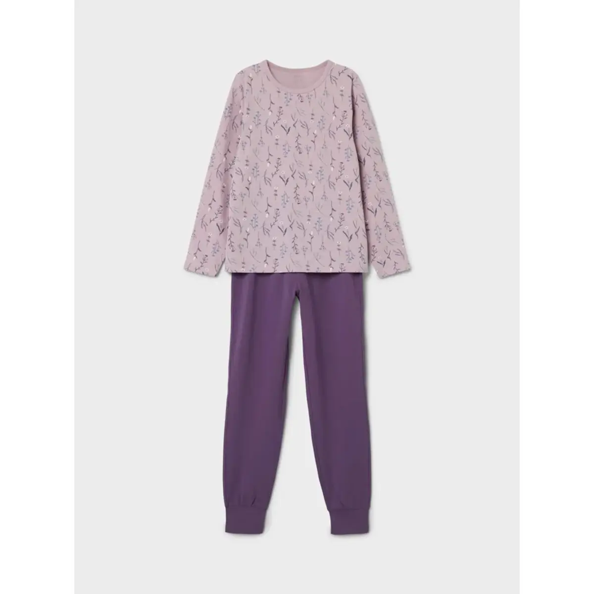 Name it meisjes pyjama - Pink Flower - Organisch katoenen kinder nachtkleding - Paars Name it meisjes pyjama - Pink Flower - Organisch katoenen kinder nachtkleding - Paars