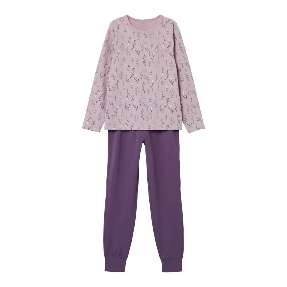 Name it meisjes pyjama - Pink Flower - Organisch katoenen kinder nachtkleding - Paars Name it meisjes pyjama - Pink Flower - Organisch katoenen kinder nachtkleding - Paars