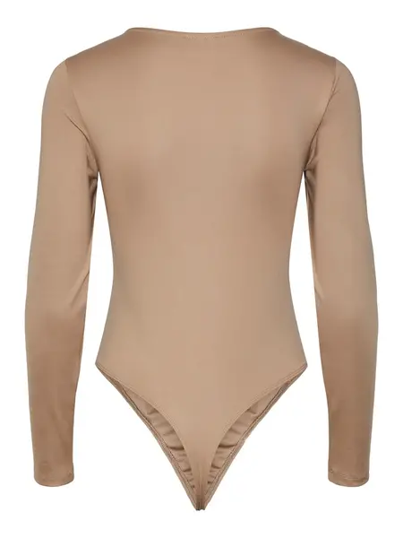 Pieces body lange mouw - PCNEJA - Bodysuit naadloos - Ronde hals - Zwart - Huidskleur - Witte body Pieces body lange mouw - PCNEJA - Bodysuit naadloos - Ronde hals - Zwart - Huidskleur - Witte body