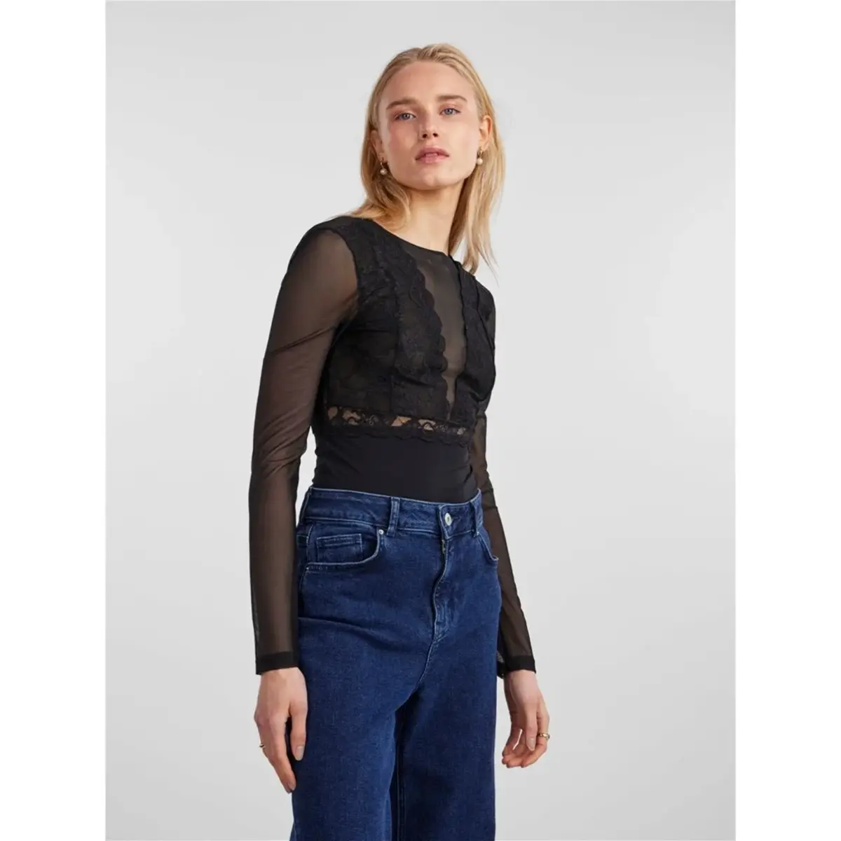 Pieces kanten body lange mouw zwart- Sicca Bodystocking - Luxe lingerie bodysuit - Zwart - Bordeaux Pieces kanten body lange mouw zwart- Sicca Bodystocking - Luxe lingerie bodysuit - Zwart - Bordeaux