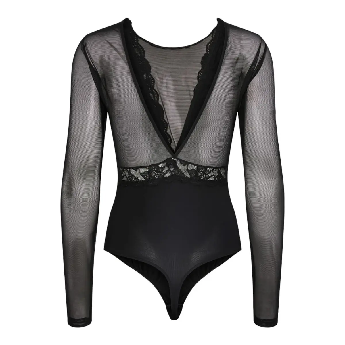 Pieces kanten body lange mouw zwart- Sicca Bodystocking - Luxe lingerie bodysuit - Zwart - Bordeaux Pieces kanten body lange mouw zwart- Sicca Bodystocking - Luxe lingerie bodysuit - Zwart - Bordeaux