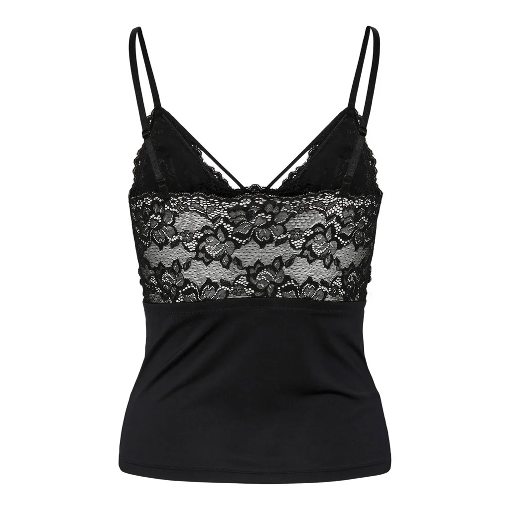 Pieces dames hemd kant - Lace top Nichelle