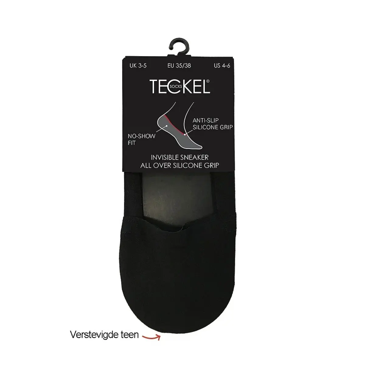 Teckel 1-paar onzichtbare Footies - Kousenvoetjes met siliconen randje - Extra lage sneakersokken Teckel 1-paar onzichtbare Footies - Kousenvoetjes met siliconen randje - Extra lage sneakersokken