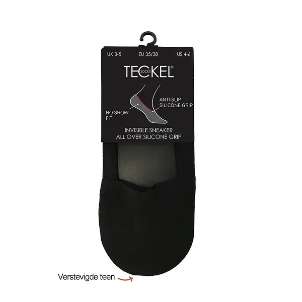 Teckel 1-paar onzichtbare Footies - Kousenvoetjes met siliconen randje - Extra lage sneakersokken Teckel 1-paar onzichtbare Footies - Kousenvoetjes met siliconen randje - Extra lage sneakersokken
