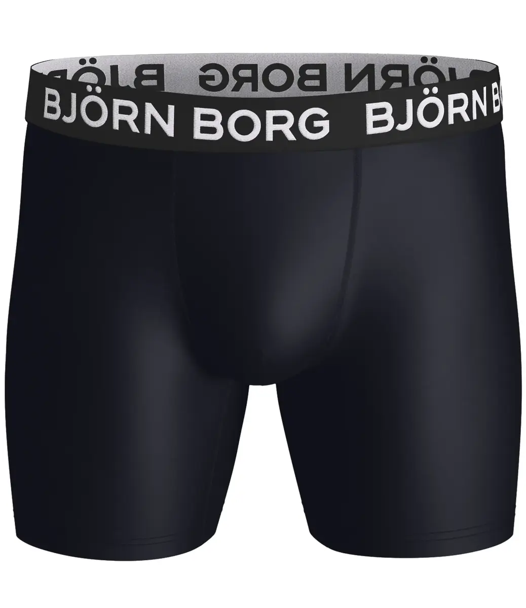 Bjorn Borg 5-Pack - Performance - heren boxershort - Zwart sport heren ondergoed - Sneldrogend microfiber Bjorn Borg 5-Pack - Performance - heren boxershort - Zwart sport heren ondergoed - Sneldrogend microfiber