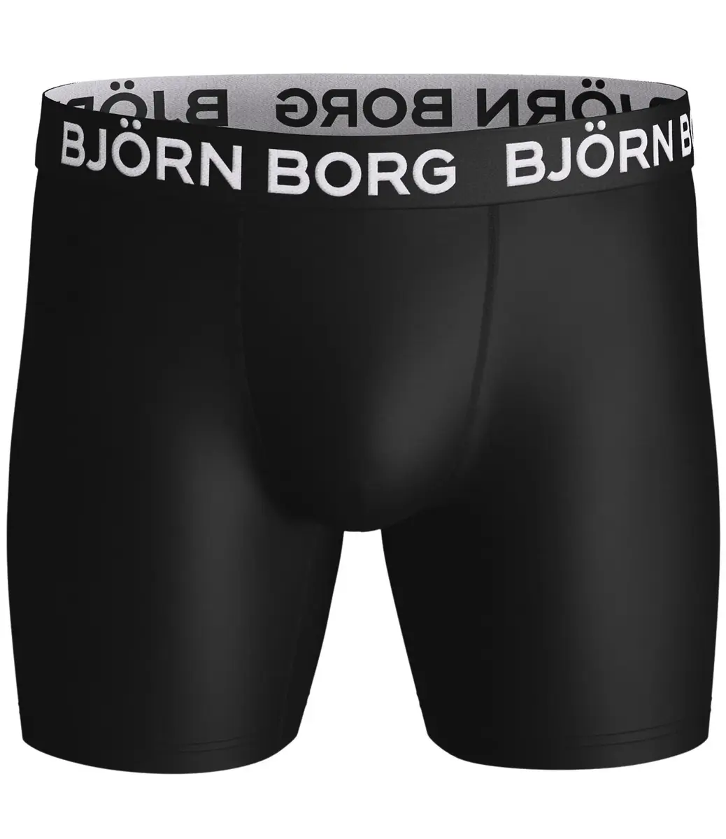 Bjorn Borg 5-Pack - Performance - heren boxershort - Zwart sport heren ondergoed - Sneldrogend microfiber Bjorn Borg 5-Pack - Performance - heren boxershort - Zwart sport heren ondergoed - Sneldrogend microfiber