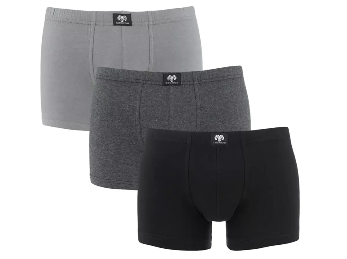 Ceceba 3-pak heren boxershorts Katoen - Goedkoop heren ondergoed - Stoffen band - niet knellende tailleband Ceceba 3-pak heren boxershorts Katoen - Goedkoop heren ondergoed - Stoffen band - niet knellende tailleband