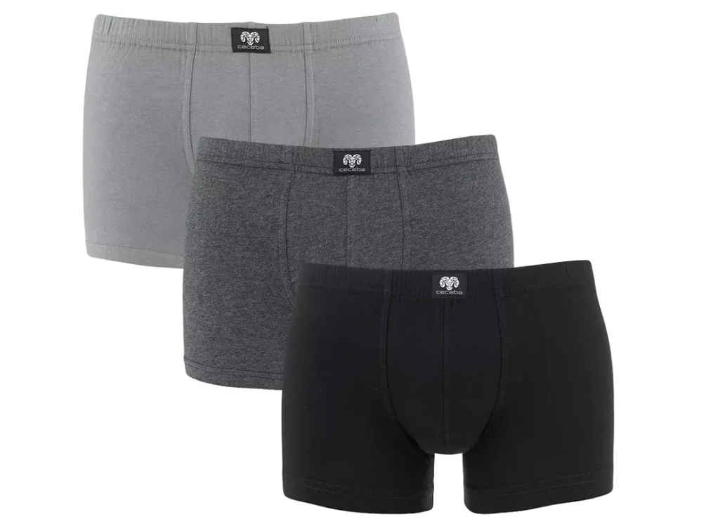 Ceceba 3-pak heren boxershorts Katoen - Goedkoop heren ondergoed - Stoffen band - niet knellende tailleband