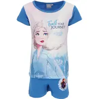 Frozen meisjes shortama - Trust - Blauw