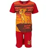 Lion King jongens shortama Samba - Disney - Rood