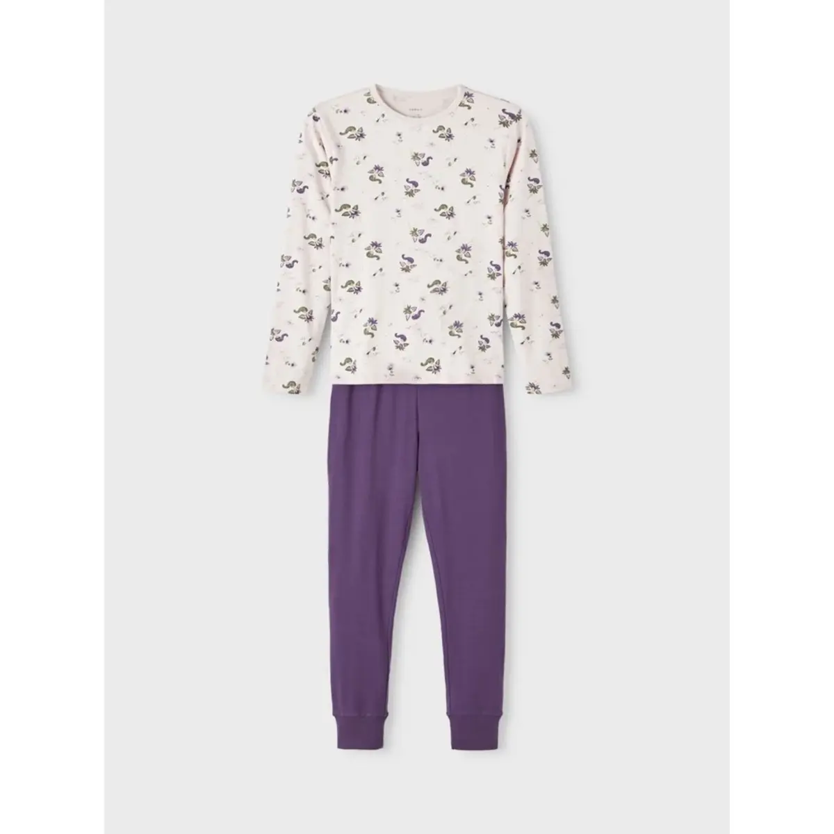 Name it meisjes pyjama - Lila fairytale - Katoenen meisjes nachtkleding