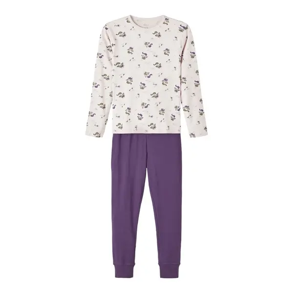 Name it meisjes pyjama - Lila fairytale - Katoenen meisjes nachtkleding Name it meisjes pyjama - Lila fairytale - Katoenen meisjes nachtkleding