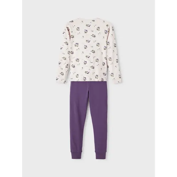 Name it meisjes pyjama - Lila fairytale - Katoenen meisjes nachtkleding Name it meisjes pyjama - Lila fairytale - Katoenen meisjes nachtkleding