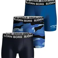 Bjorn Borg 3-Pack heren boxershort - Performance - Blue Army