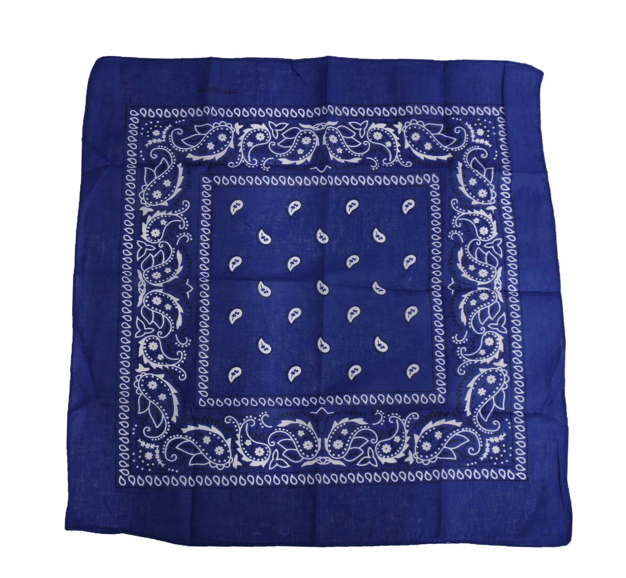 Boeren zakdoek Rain drop 54x54 - Katoenen boerenzakdoek