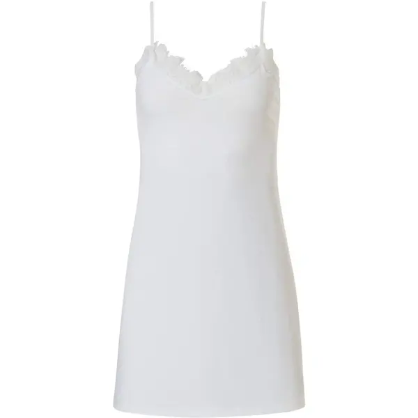 Pastunette onderjurk 85 cm- Spaghetti bandjes - Kant - Gladde onderjurk - Wit - Zwart Pastunette onderjurk 85 cm- Spaghetti bandjes - Kant - Gladde onderjurk - Wit - Zwart