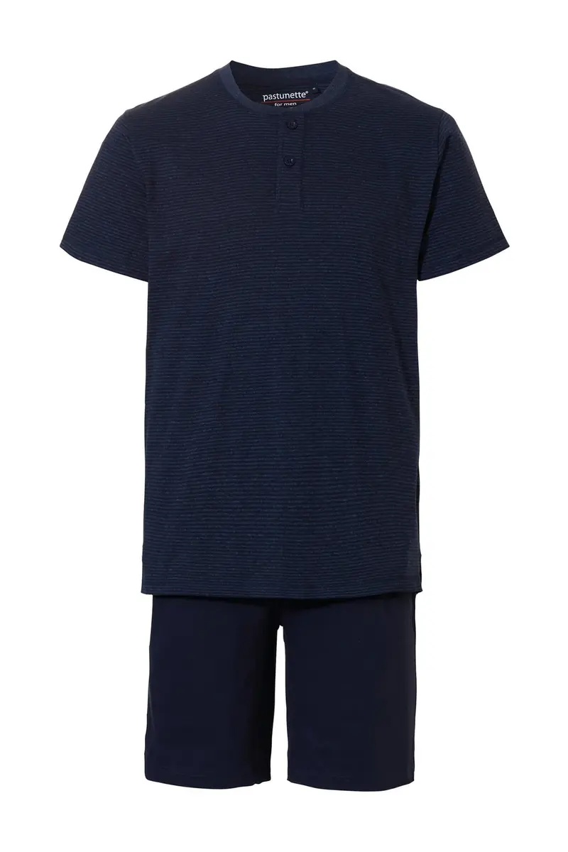 Pastunette heren shortama - Blue stripes - NOS - Katoenen zomer pyjama Pastunette heren shortama - Blue stripes - NOS - Katoenen zomer pyjama