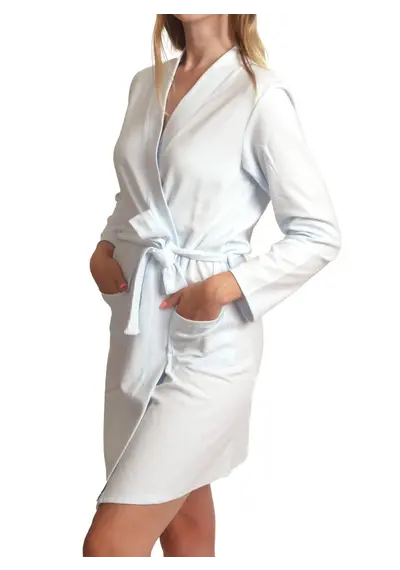 Cocodream badjas dames poly/katoen - Wit Cocodream badjas dames poly/katoen - Wit