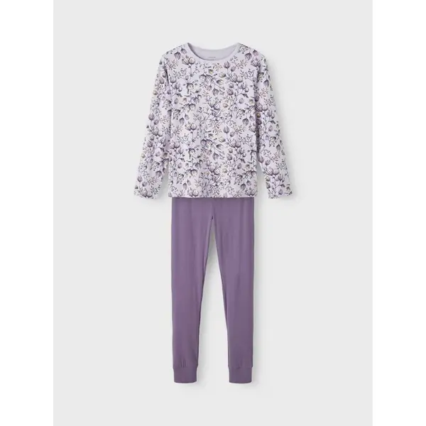 Name it meisjes pyjama - Purple Flower - Maat 110/116 Name it meisjes pyjama - Purple Flower - Maat 110/116