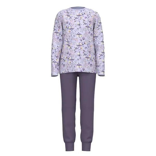 Name it meisjes pyjama - Purple Flower - Maat 110/116 Name it meisjes pyjama - Purple Flower - Maat 110/116