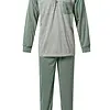 Gentlemen tricot heren pyjama - Green stripe