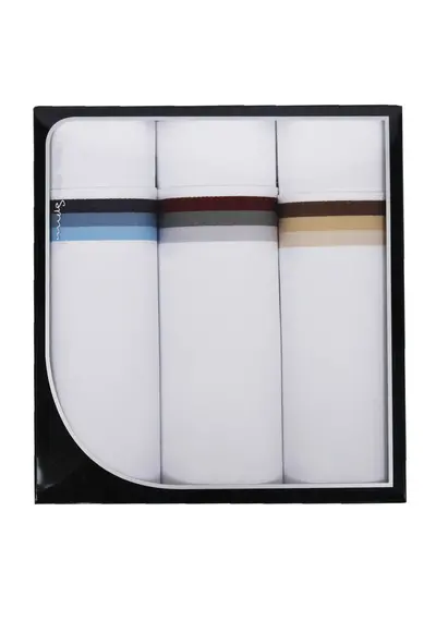 Swan 3-pack - Heren zakdoeken, Vintage White Swan 3-pack - Heren zakdoeken, Vintage White