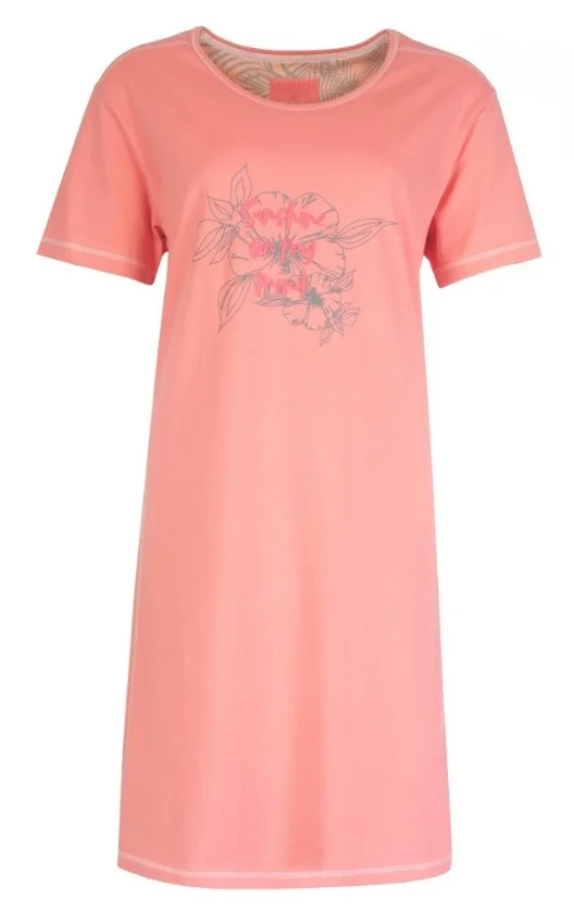 Irresistible dames nachthemd korte mouw - Sunshine - Maat S nachtjapon