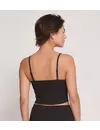 Sloggi dames hemd GO Ribbed Crop Top - Mouwloos slaapshirt