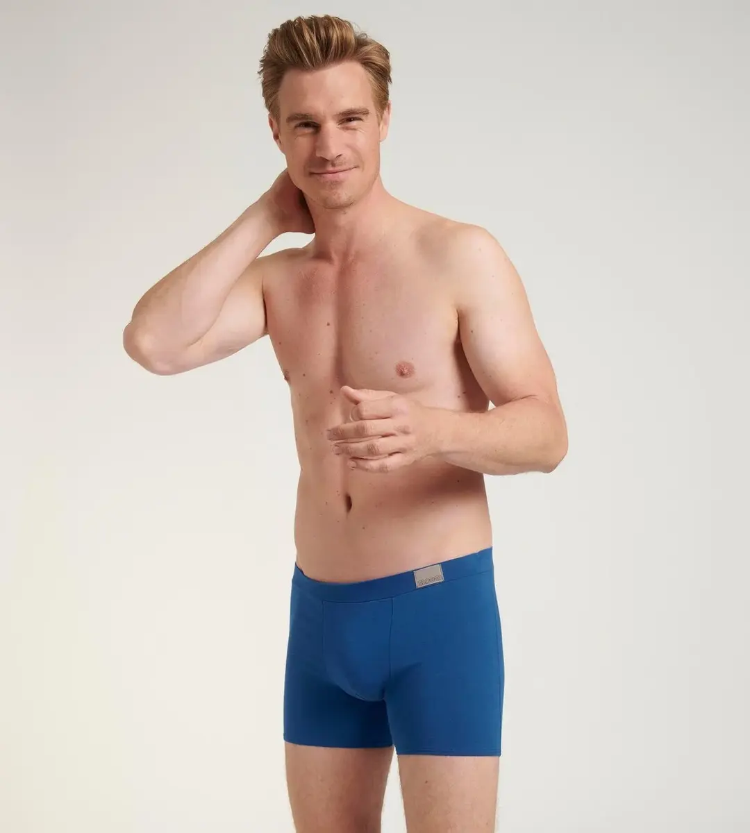 Sloggi 2-Pack heren boxershort - Natural Go - Biologisch katoenen heren onderbroeken - Platte naden voor minder irritatie Sloggi 2-Pack heren boxershort - Natural Go - Biologisch katoenen heren onderbroeken - Platte naden voor minder irritatie