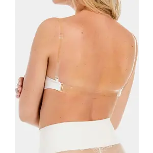 Magic Invisible bh met doorzichtige bandjes  - Onzichtbaar - Transparant - Bh zonder achterkant - BH voor open rug - Transparante bh