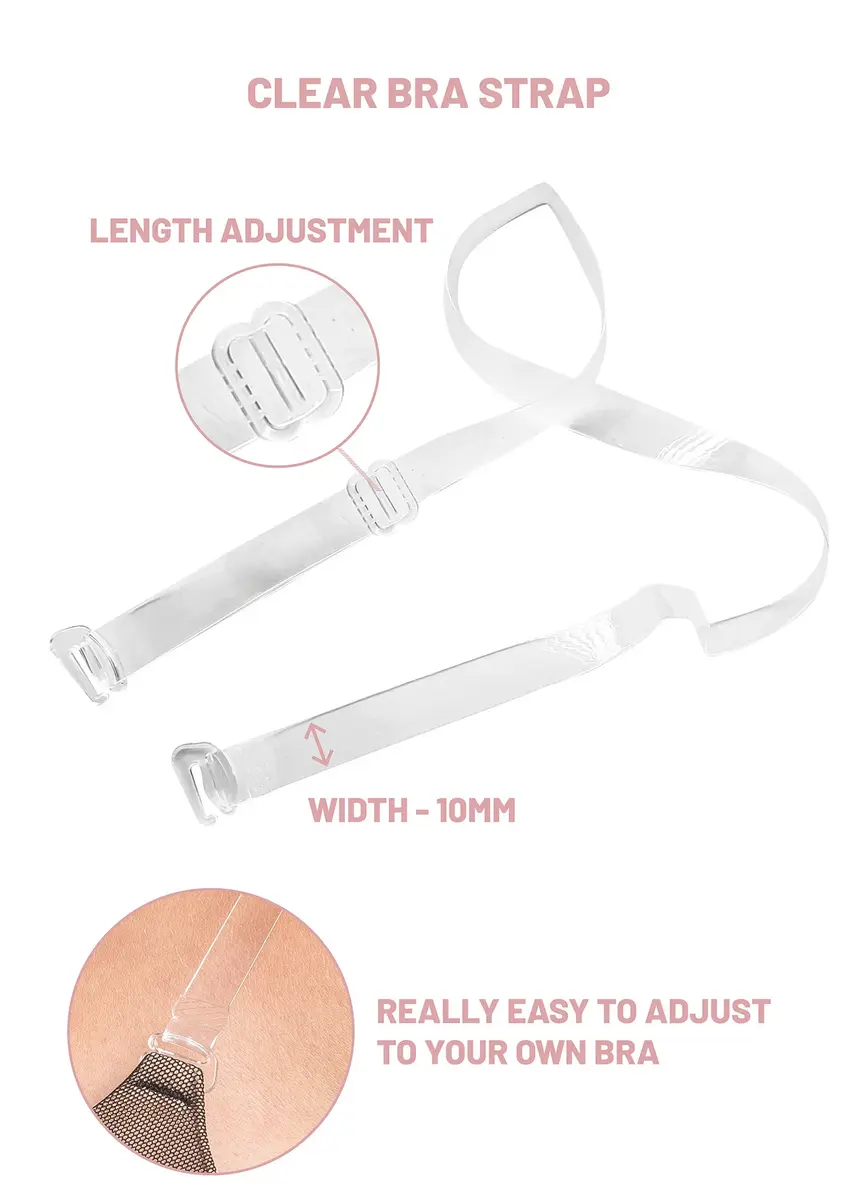 Magic siliconen bh bandjes doorzichtig - Transparante bh - Bra straps Magic siliconen bh bandjes doorzichtig - Transparante bh - Bra straps