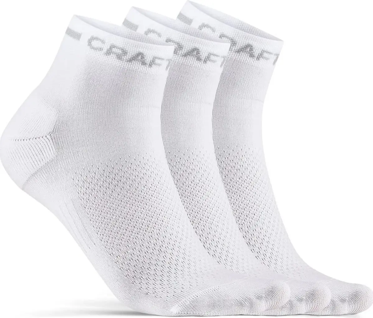 Craft 3-paar quarter sport sokken Core Dry - Korte sport sokken - Anti zweet Craft 3-paar quarter sport sokken Core Dry - Korte sport sokken - Anti zweet