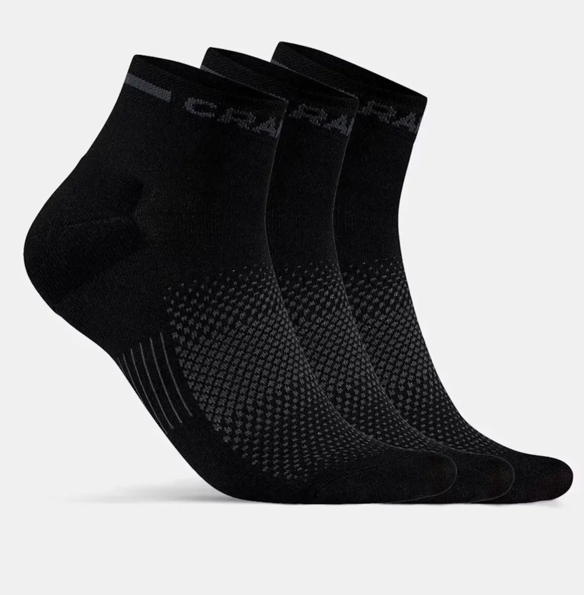 Craft 3-paar quarter sport sokken Core Dry - Korte sport sokken - Anti zweet Craft 3-paar quarter sport sokken Core Dry - Korte sport sokken - Anti zweet