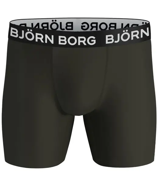 Bjorn Borg heren boxershort - Performance - 1-Pack - Black - Zwart microfiber ondergoed Bjorn Borg heren boxershort - Performance - 1-Pack - Black - Zwart microfiber ondergoed