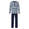 Pastunette Heren pyjama streep - Green stripe