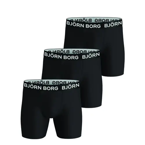 Bjorn Borg heren boxershort - Performance - 3-Pack - MP001 - Black