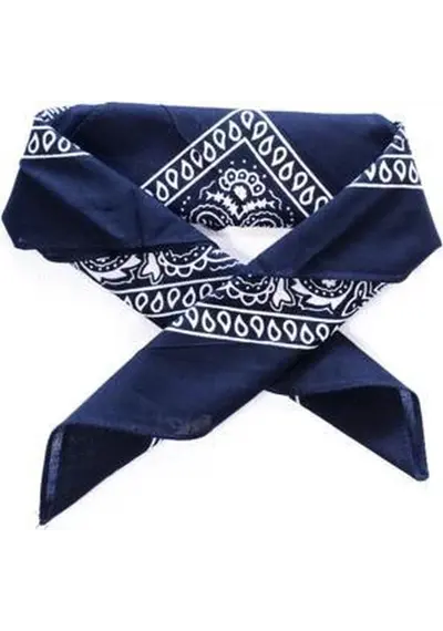 Bandana Rain Drop donkerblauw 54 x 54 cm Bandana Rain Drop donkerblauw 54 x 54 cm