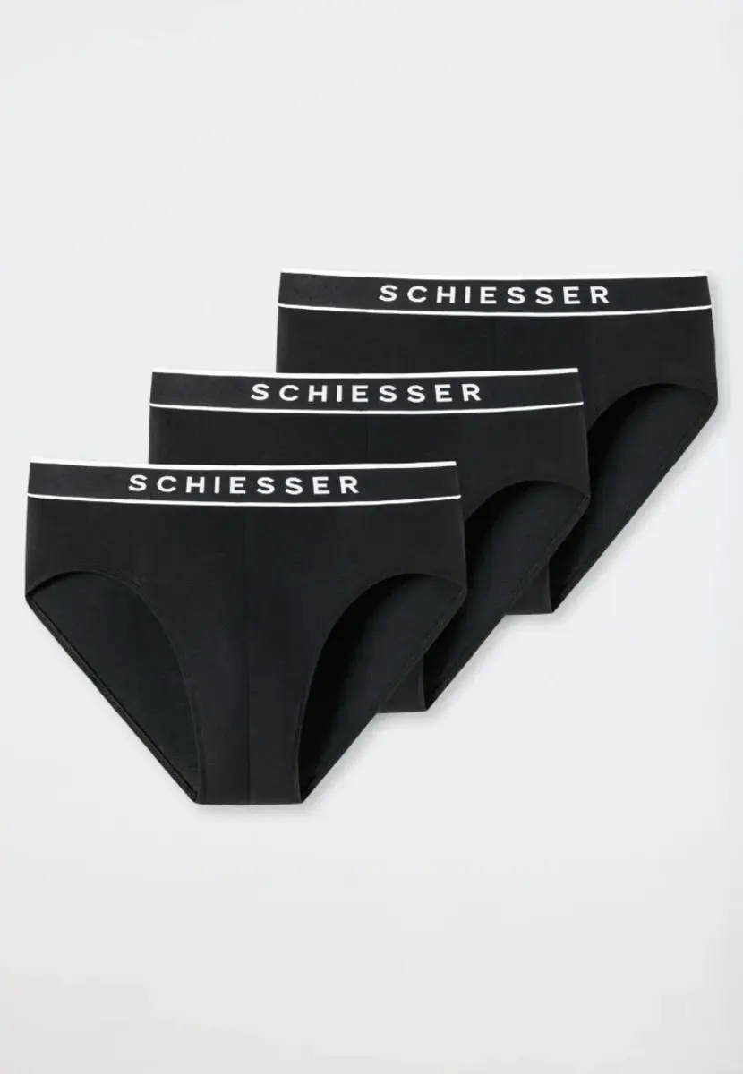 Schiesser 3-pack heren Rio slip 95/5 - Biologisch katoen - 179570 Schiesser 3-pack heren Rio slip 95/5 - Biologisch katoen - 179570