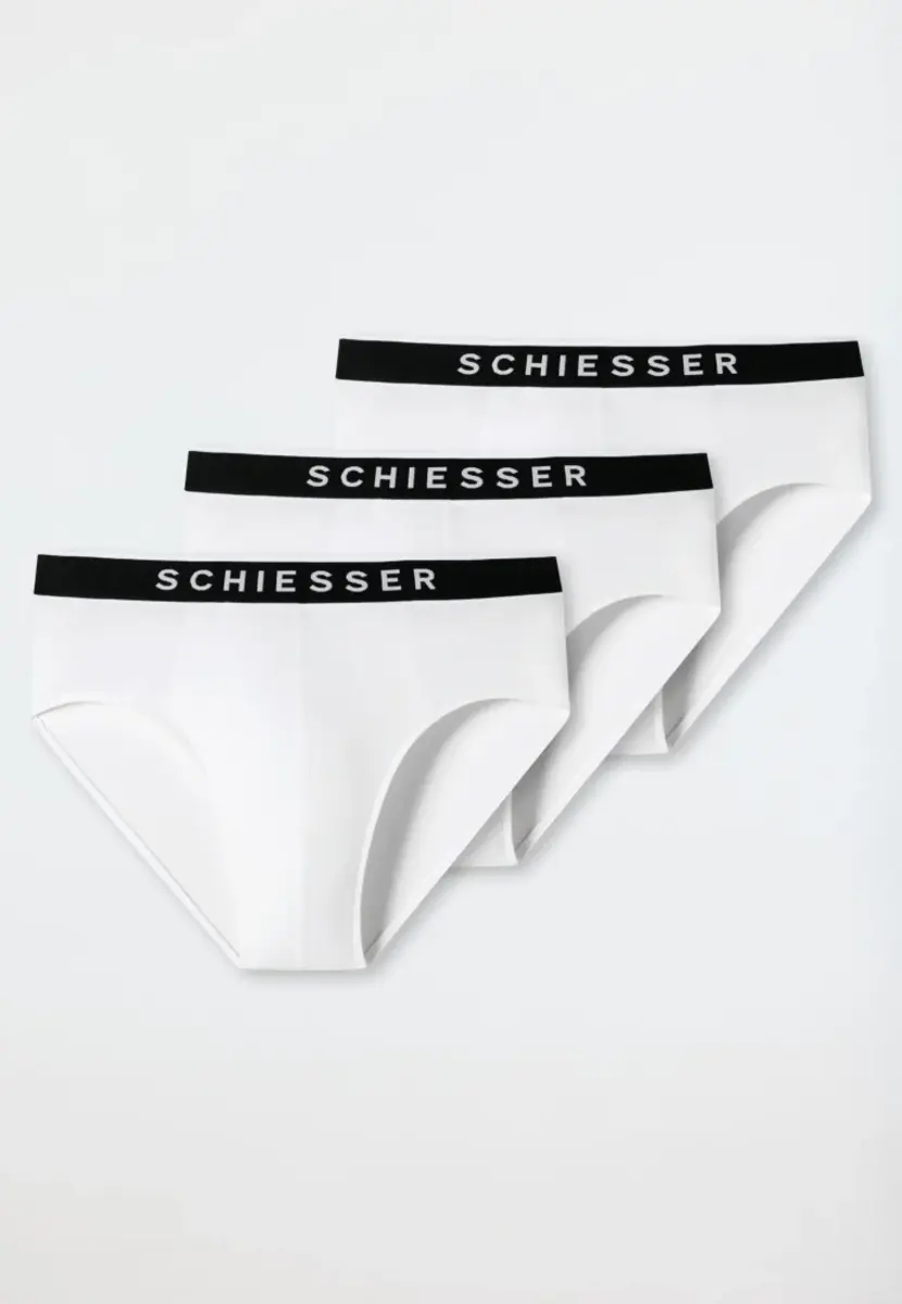 Schiesser 3-pack heren Rio slip 95/5 - Biologisch katoen - 179570 Schiesser 3-pack heren Rio slip 95/5 - Biologisch katoen - 179570