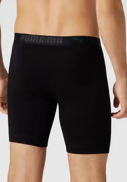 Puma 2-pack Heren boxershort lange pijpjes - Blauw - Heren onderbroek tegen schurende benen - Katoen Puma 2-pack Heren boxershort lange pijpjes - Blauw - Heren onderbroek tegen schurende benen - Katoen