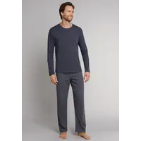 Schiesser heren pyjama Katoen - 159633 - Grijs Schiesser heren pyjama Katoen - 159633 - Grijs