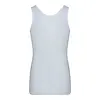 Beeren extra lang heren hemd - singlet - wit