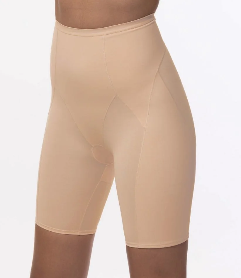 Dorina Corrigerende short lange pijpjes - Medium control - Shapewear boxershort - Anti slip rand