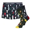 Jack & Jones heren sokken / boxers - Giftbox - Kerst