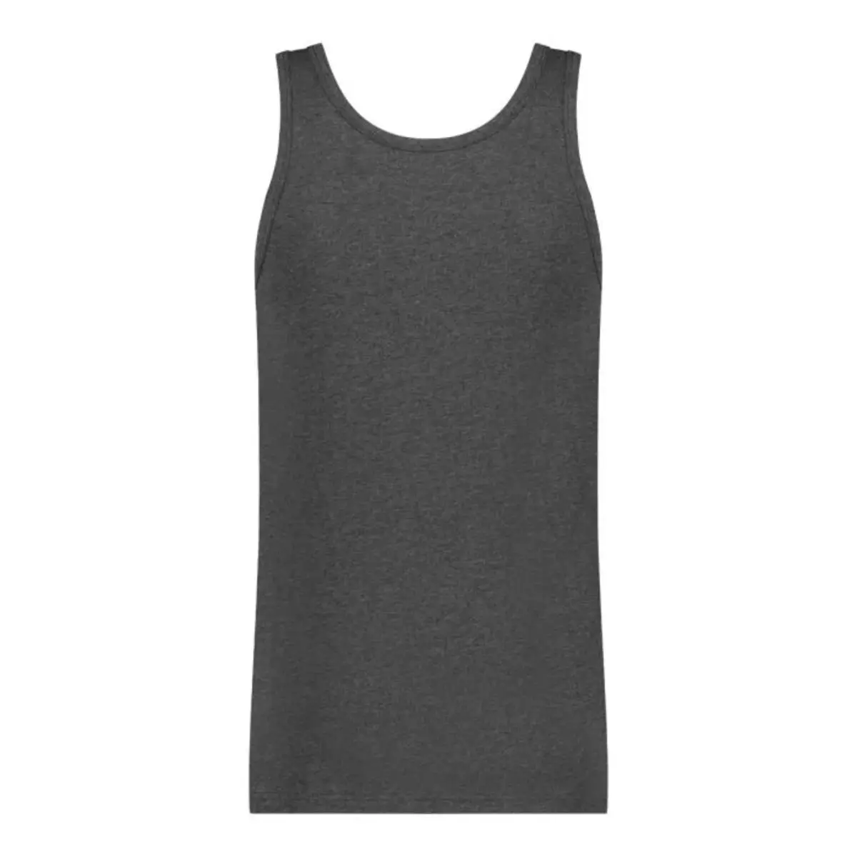 Beeren heren hemd antraciet - Katoenen onderhemd - Singlet grijs